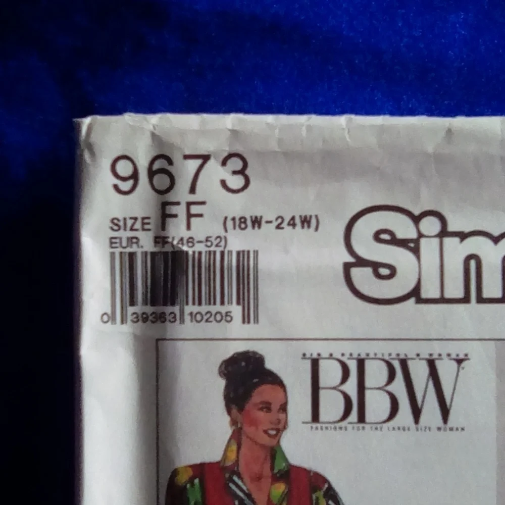 Simplicity Shirt pant short vest 18W-24W